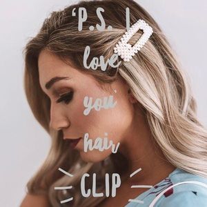 Accessories - ‘P.s. I Love You’ Hair Clip Accessories - ‘P.s. I Love You’ Hair Clip